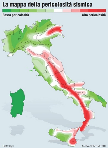Il terremoto in Emilia, le mappe infografiche
