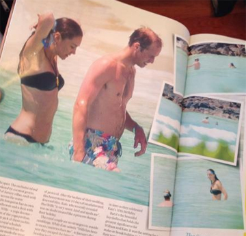 Kate e William di Inghilterra furiosi, pubblicate le foto della luna di miele